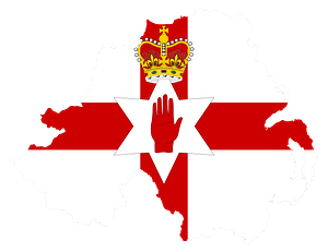 Northern Ireland Map Flag