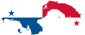 Panama Map Flag