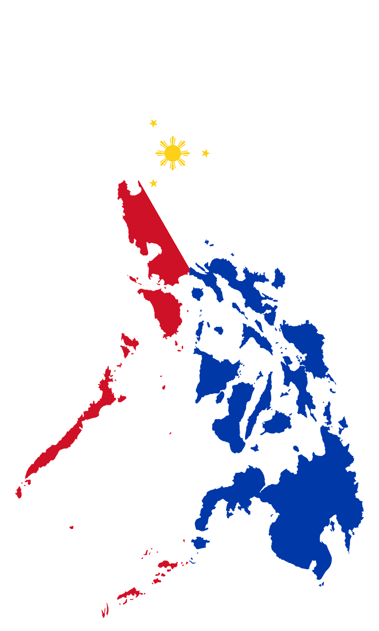 Philippines Map Flag