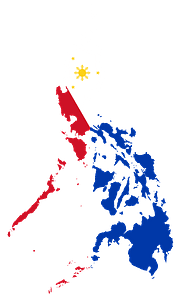 Philippines Map Flag