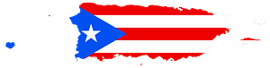 Puerto Rico Map Flag