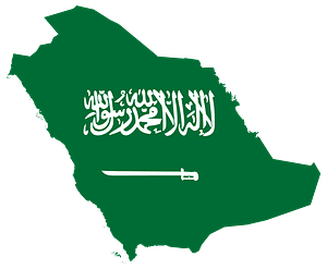 Saudi Arabia Map Flag