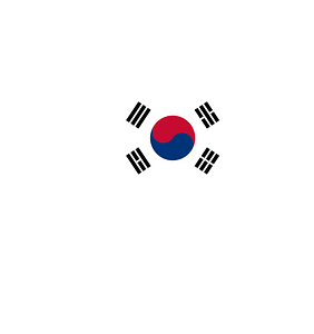 South Korea Map Flag