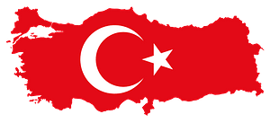Turkey Map Flag
