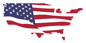 Usa Map Flag