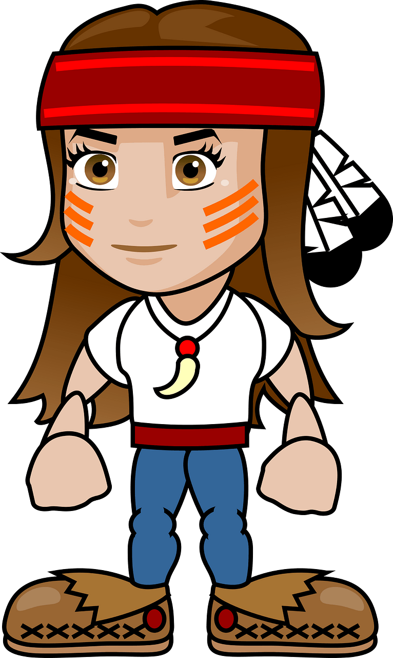 Native American Comic Kid