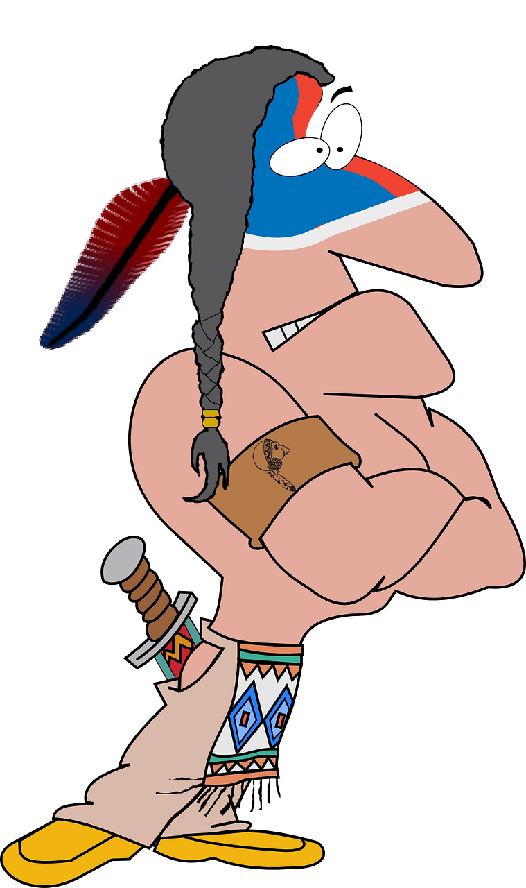 Native American comic man