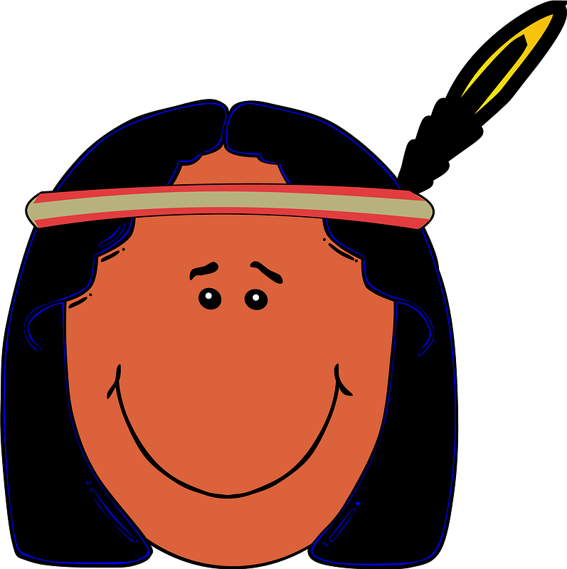 Native American smiley face