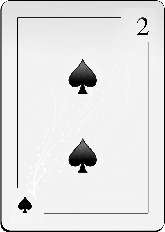 Two of Spades - Free vector clipart images on creazilla.com