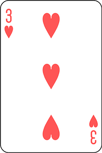 Three of Hearts