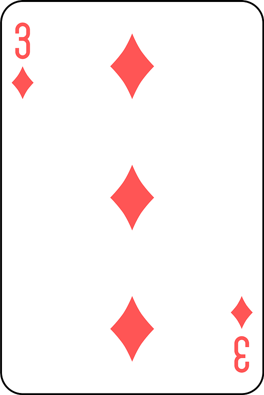 Three of Diamonds