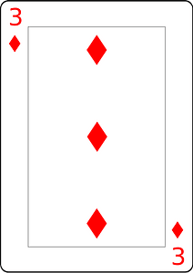 Three of Diamonds