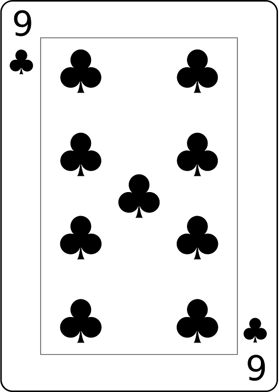 Nine of Clubs