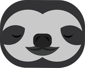 Sleepy Sloth Face