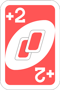 Red Draw Two card