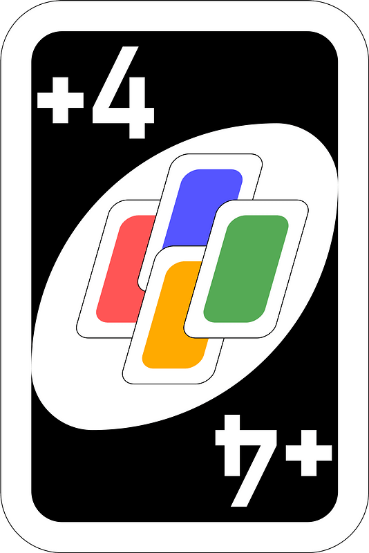 Wild Draw Four card