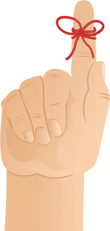 Reminder on finger