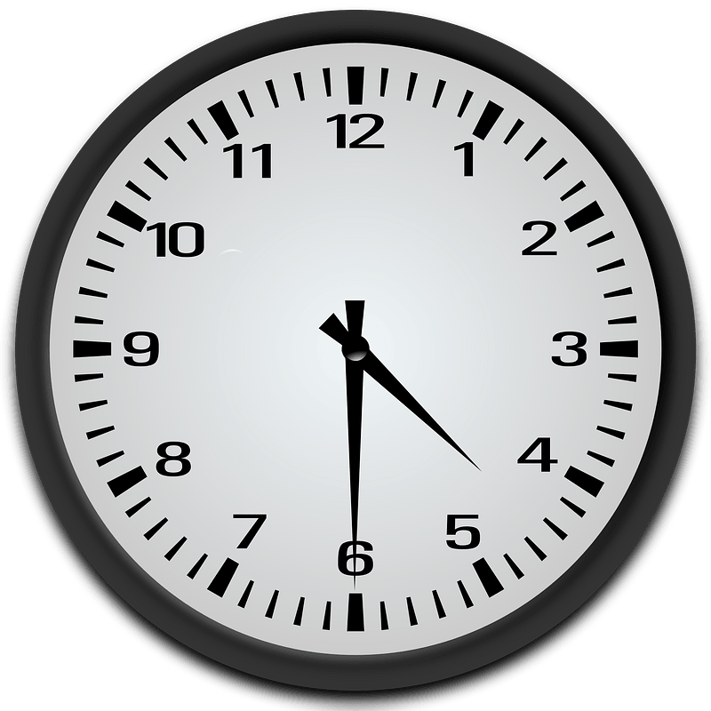 Half past 4