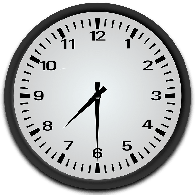 Half past 7