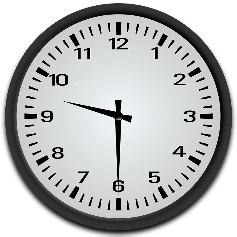 Half past 9