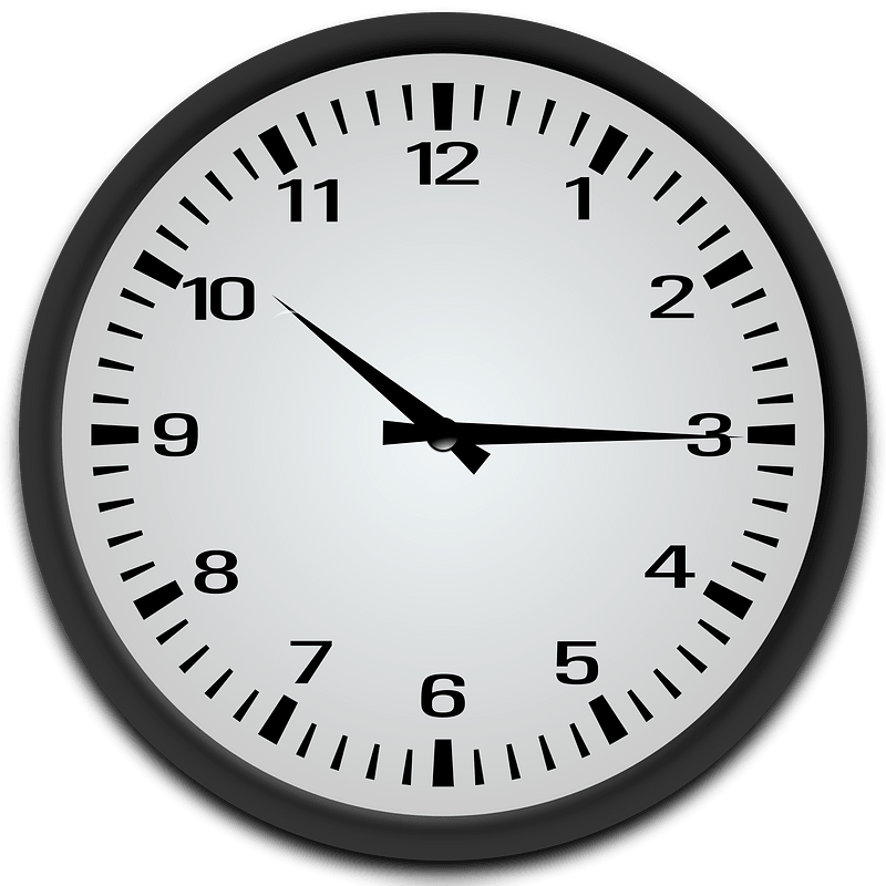 Quarter past 10