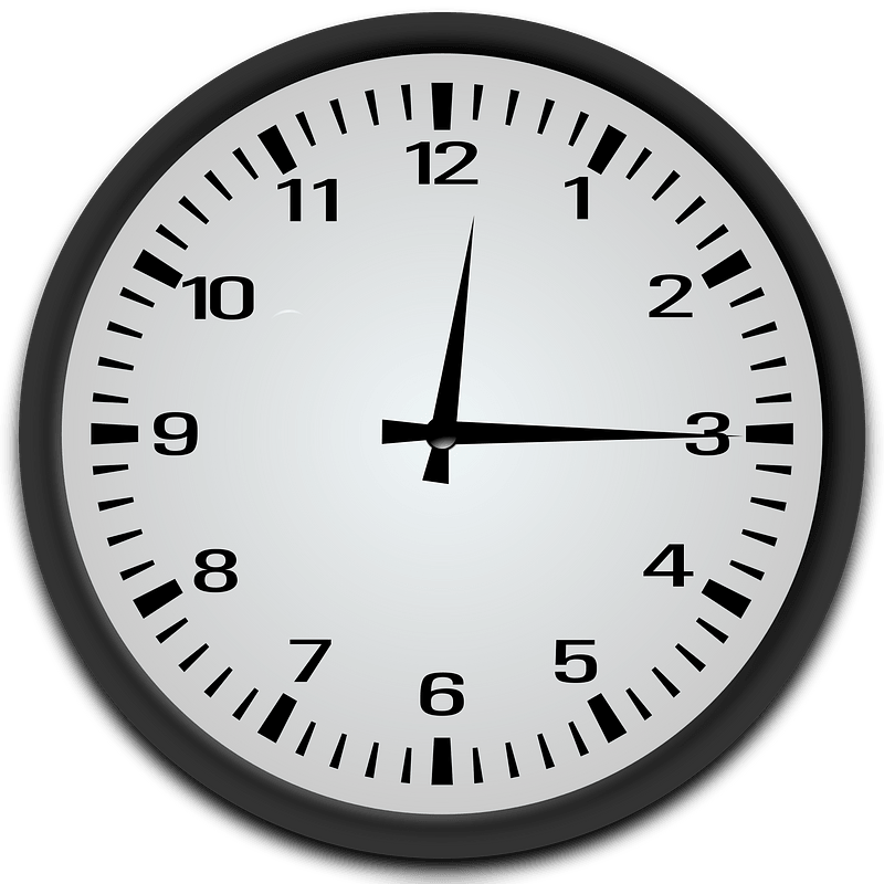 Quarter past 12