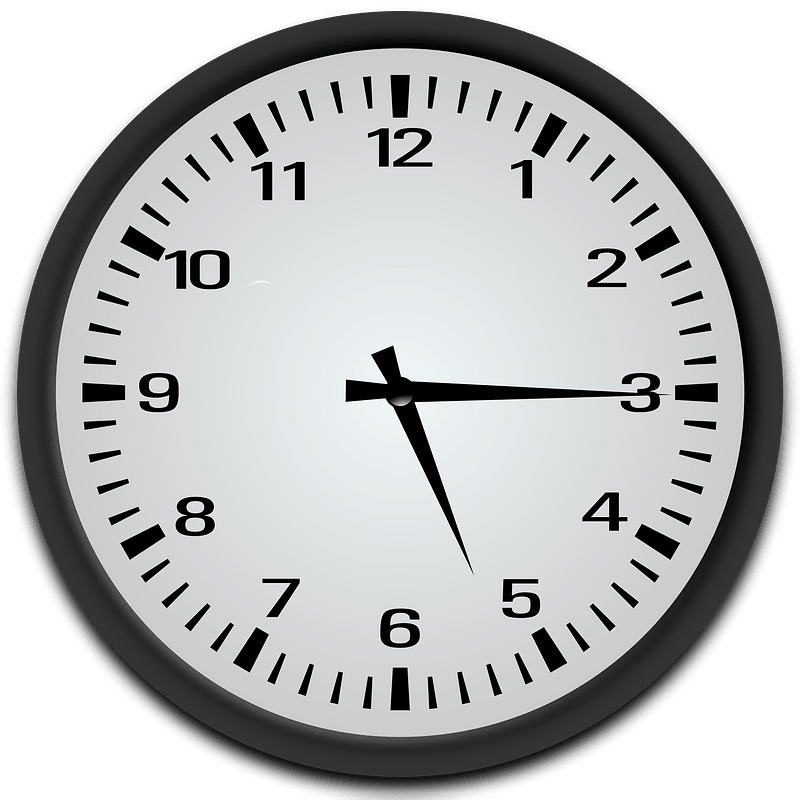 Quarter past 5