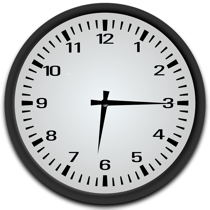 Quarter past 6
