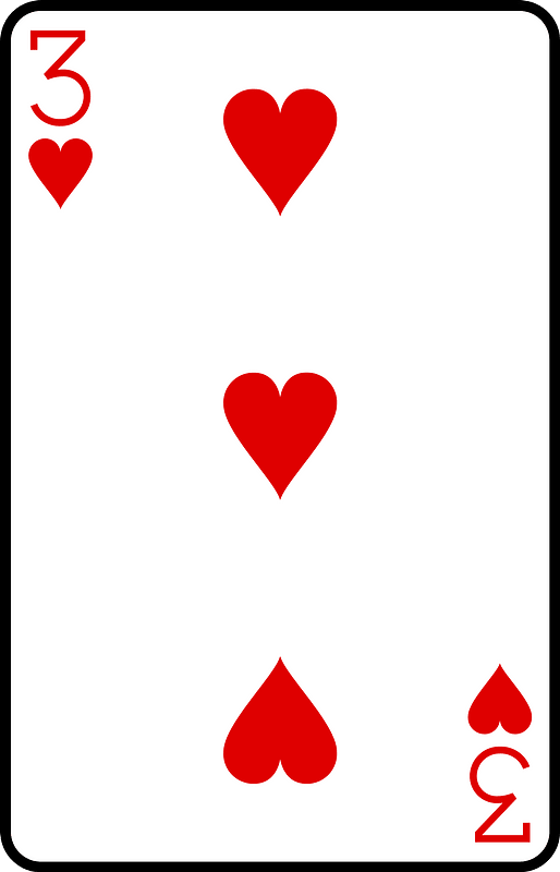 Three of Hearts