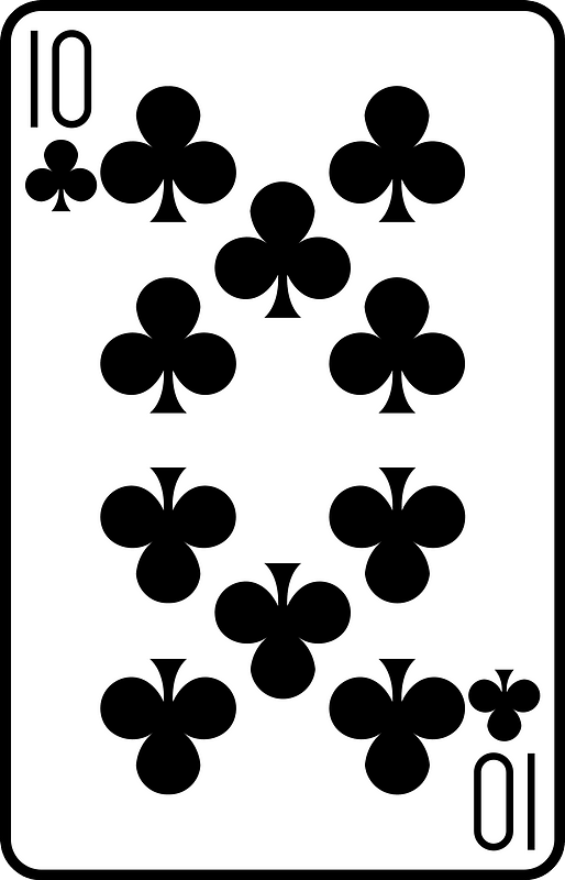 Ten of Clubs