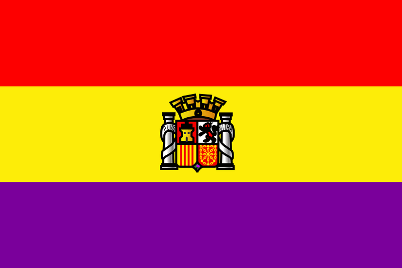 Flag of Spain Second Republic Historic - Free vector clipart images on ...