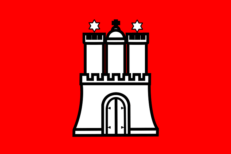 Flag of Hamburg