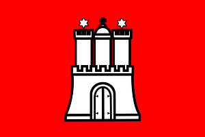 Flag of Hamburg