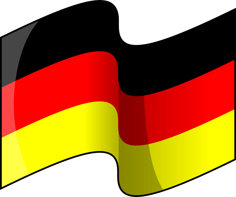 Flag of Germany (Waving)