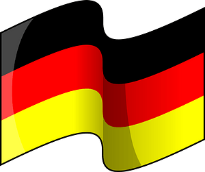 Flag of Germany (Waving)