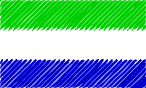Flag of Sierra Leone Linear
