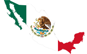 Mexico Flag Map