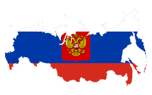 Russia Flag Map