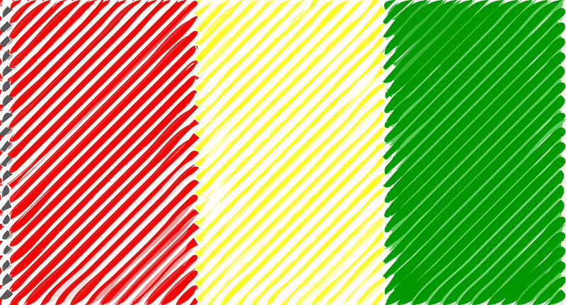 Guinea Flag Linear