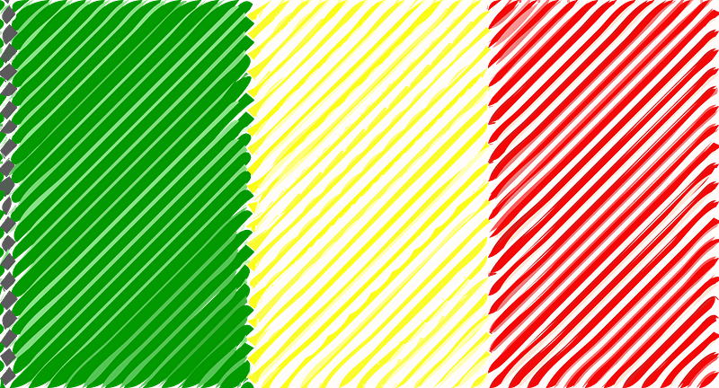 Mali Flag Linear