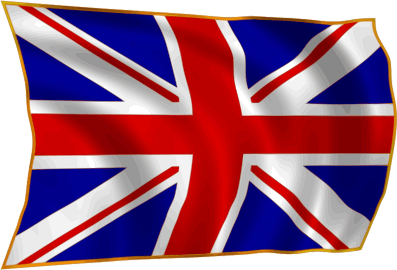 Union Flag Fluttering in Breeze