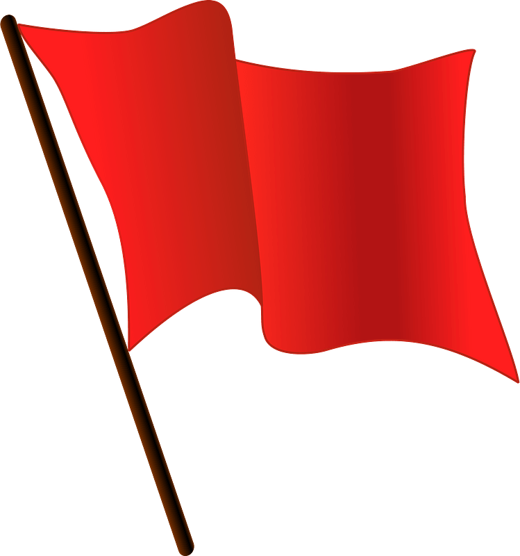 Dodger Red Flag Waving