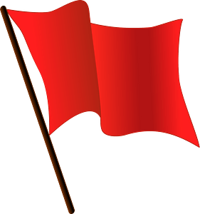 Dodger Red Flag Waving