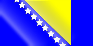 Flag Bosnia and Herzegovina