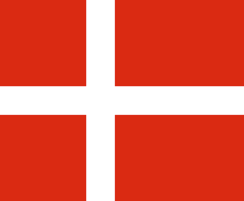 Dannebrog the flag of Denmark - Free vector clipart images on creazilla.com