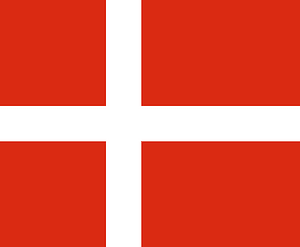 Dannebrog the flag of Denmark