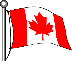 Canada Flag - Flying