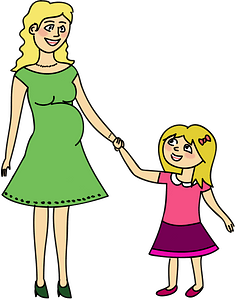 Mother and daughter