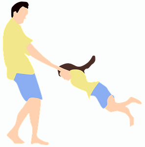 Father and daughter