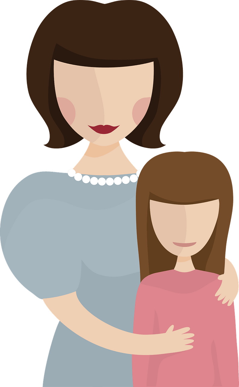 Mother and daughter